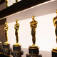 Oscars statuettes are on display backstage during the 92nd Annual Academy Awards on February 09, 2020, in Hollywood, California.